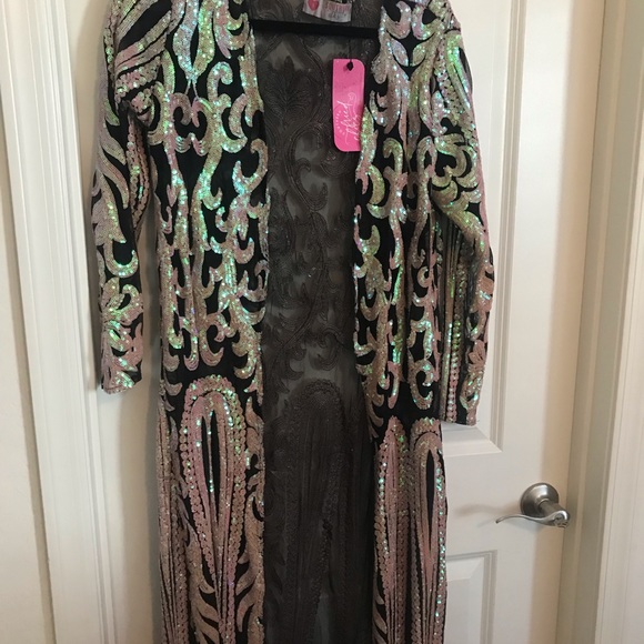 Southern Fried Chics Bubblegum Duster. - Picture 2 of 3